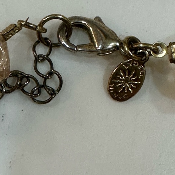 Lydell NYC Champagne Faceted Chunky Beaded Statement Necklace | Graduated 16”L - Picture 6 of 11